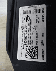 Opel mokka led lampa lewa przód nowe 9834008280 16