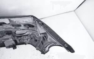 Zderzak przód przedni mercedes c W203 lift 04- A2038853025 9