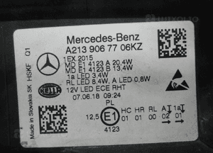 Mercedes A213 213 lampa przednia lewa przód 8
