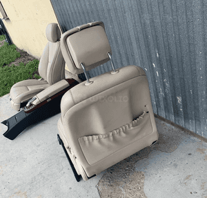 MERCEDE s 221 designo fotel przód  przedni tapicerka drzwi boczek krem 5