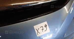 Zderzak przód przedni hyundai I30 1 i drugi lift 2 fl T2U błękitny morski halogeny 2