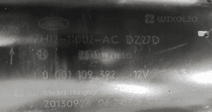 Rozrusznik land rover defender 2.4 tdci 7H12-11002-AB 0001109392 2007-2014 4
