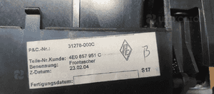 Popielniczka schowek Audi A8 D3 4E0857951C 6