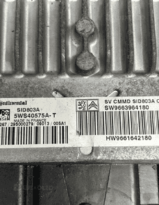 Komputer silnika peugeot citroen 9663964180 org fv 2