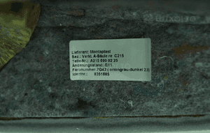 Podsufitka kpl kolor 7G43 mercedes cl W215 10