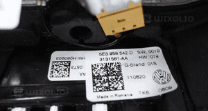 Skoda octavia iv 2019- kierownica skórzana multifunkcyjna 5E3959542D 5