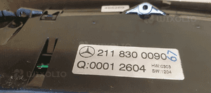 Panel nawiewu klimatyzacji klimatronic Mercedes E-Klasa W211 2118300090 6