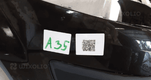 Zderzak przód przedni do renault scenic 2 ii NV676 czarny halogeny 4