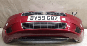 Zderzak przód przedni fiat grande punto 163/B bordo bordowy 1