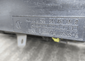 Konsola deska rozdzielcza poduszki airbag vw golf vi 6 2008-2013 7