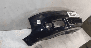 Zderzak przód przedni audi A6 C5 lift fl ciemny granat granatowy halogeny 4