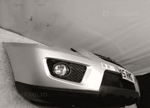 Zderzak przód przedni kia sportage 2 ii lift fl 9S srebrny halogeny 5