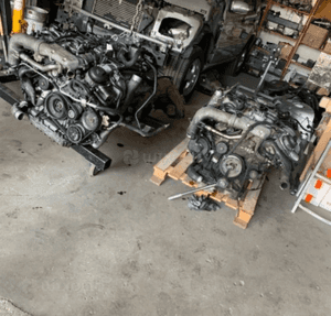 MERCEDES silnik 4,0 cdi 400 OM 628 głowica  misa  blok turbo dolot wiązka kolektor listwa 1