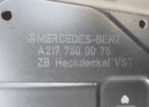 Klapa bagażnika tylna tył mercedes klasa s amg W217 2014-2020 18