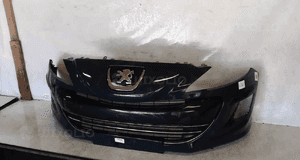 Zderzak przód przedni peugeot 308 halogeny szary granatowy 4