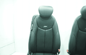 Fotele fotel pasazer kierowca kolor czarny designio mercedes sl R230 6
