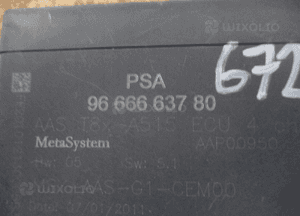 MODUŁ PDC 9666663780 CITROEN PEUGEOT 2