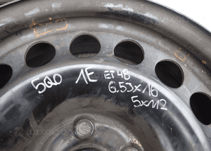 Felgi stalowe 16 5x112 VW 6,5Jx16 ET48 5QA601027A RADOM 4