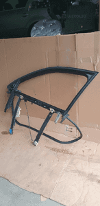 Mechanizm podnośnik szyby ramka lewy przód Audi A4 B6 8E0837629 4