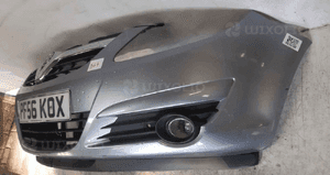 Zderzak przód przedni do opel corsa d halogeny Z163 szary 3
