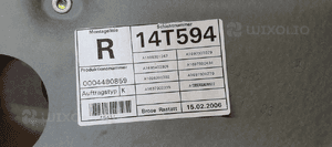 Mechanizm podnośnik szyby prawy tył Mercedes W169 A1697300279 3