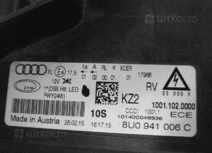 Audi Q3 lift 8U0 xenon idealna lampa przednia prawa 11