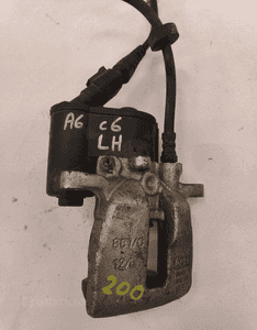 Audi a6 c6 05-10 ZACISK HAMULCOWY TYLNY LEWY ELEKTRYCZNY po regeneracji 1