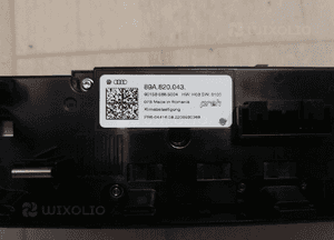 Panel klimatyzacji Audi 89A820043 3