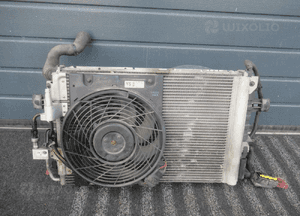 Komplet chłodnica wody klimatyzacji wentylator opel astra g ii 2 2.2 16V benzyna 1998-2009 1