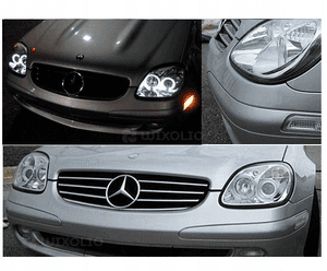 Lampy Reflektory MERCEDES SLK R170 96-04 SOCZEWKI 4