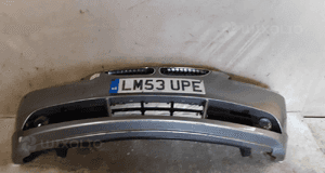 Zderzak przód przedni bmw E60 E61 seria 5 silbergrau szary halogeny pdc czujniki spryskiwacze lamp xenon 1