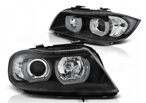 LAMPY REFLEKTORY DO BMW E90/E91 OD 2005 DO 2008 Roku LED 3D GRATIS  H1, H7 2