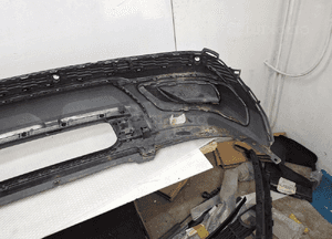 Zderzak spojler dyfuzor audi Q7 4M 4M0 po lifcie lift s-line chrom 2020-24 6