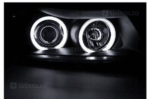 Lampy Reflektory BMW E90/E91 OD 2005 DO 2008 Roku BIAŁE RINGI CCFL 3