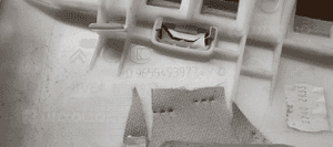 Osłona poszycie słupka prawa Citroen C5 III 9655493977 9685465877 6
