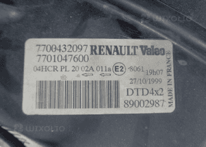 Lampa przednia prawa europejska RENAULT SCENIC I LIFT '99-03 3