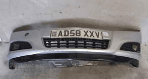 Zderzak przód przedni do opel astra h 3 iii lift fl halogeny Z157 srebrny 1