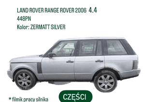 Land Rover Range 2006 4,4 448PN Zermatt Silver Visko piasta dyferencjał komputer sterownik wahacz drążek 1