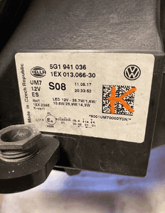 Vw golf 7 lift full led prawy 17- 5