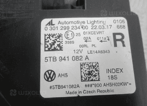 Lampa przednia przód prawa vw touran ii 2 5TB full led 2015- 12