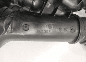 Przewód wąż rura powietrza czujnik peugeot rcz 1.6 thp 9674235780 2009-2015 4