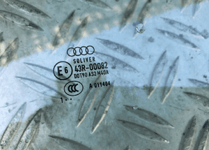 Audi A5 sportback szyba przednia prawa prawy przod 2