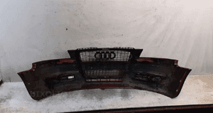 Zderzak przód przedni audi A3 8P lift fl halogeny czerwony LY3J 5