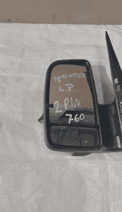 Lusterko lewe przód przednie mercedes sprinter W906 lift 2PIN uk 3