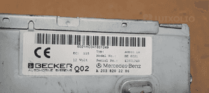Radio radioodtwarzacz fabryczny Mercedes CLK W209 A2038202286 6