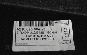 Schowek bagaznika zasobnik mercedes cl W216 2