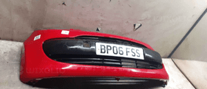 Zderzak przód przedni peugeot 107 citroen C1 kkn czerwony 3