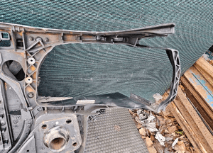 Pas Przedni Wzmocnienie Czołowe Belka Zderzaka Chłodnice Wentylator 2.0 TDI 140KM AUDI A4 B7 30