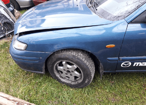 Mazda 626 GF 97-02 błotnik przedni przód Prawy Lewy w lampa szyba  kolor 5