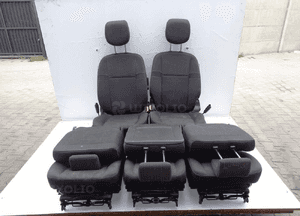Fotele siedzenia komplet renault scenic iii 3 1